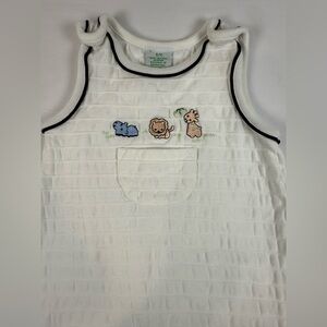 Baby boy outfit 100% cotton - hippo lion giraffe